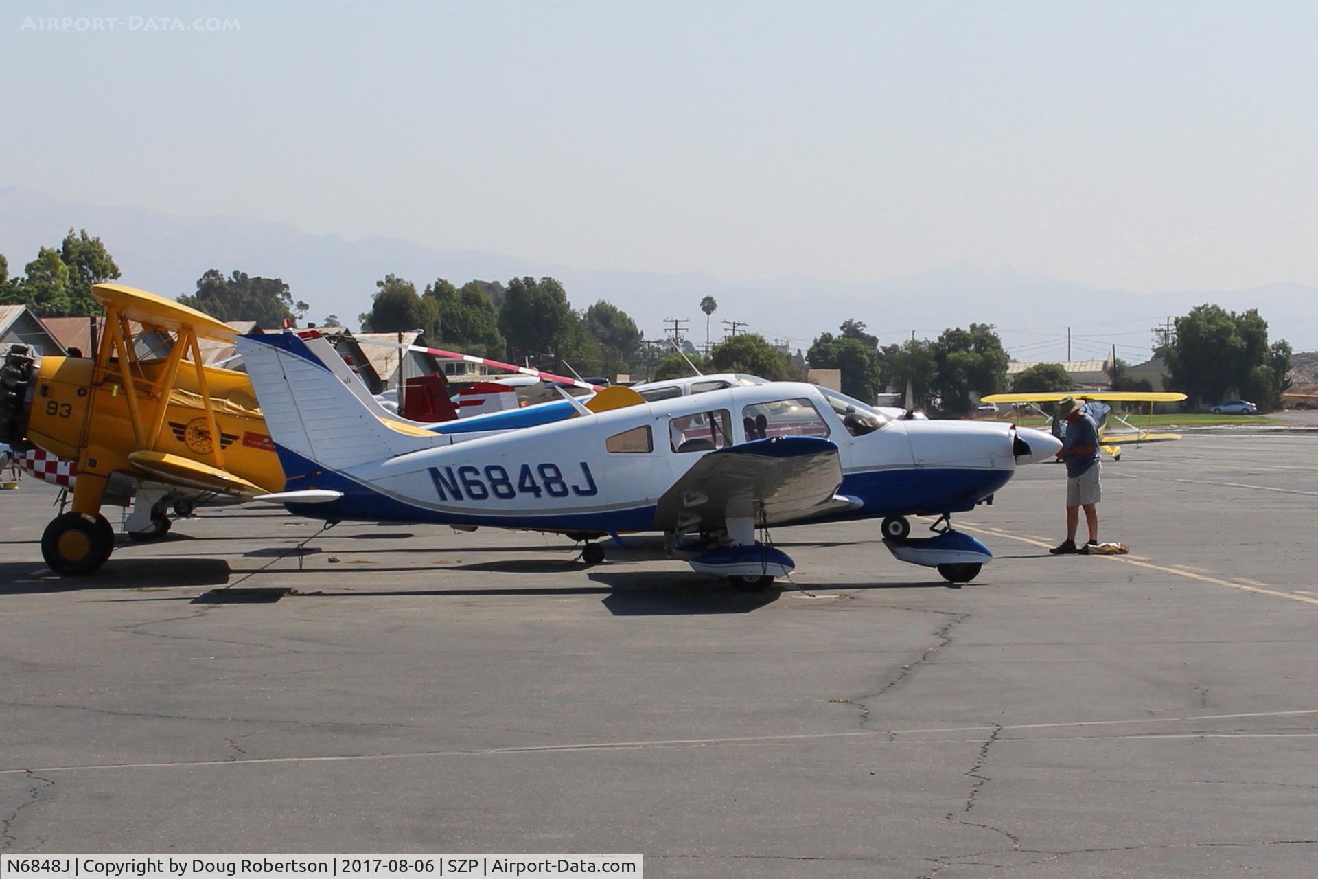 N6848J, 1976 Piper PA-28-181 Archer II C/N 28-7690409, 1976 Piper PA-28-181 ARCHER II, Lycoming O&VO-360 180 Hp