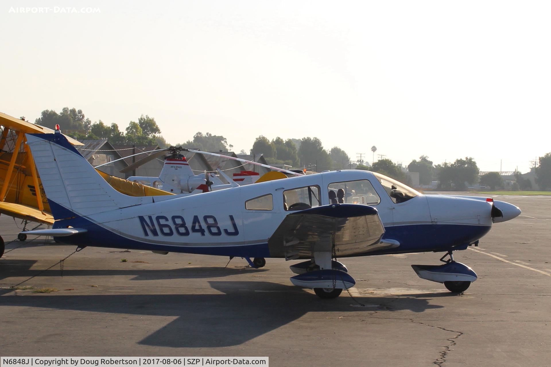 N6848J, 1976 Piper PA-28-181 Archer II C/N 28-7690409, 1976 Piper PA-28-181 ARCHER II, Lycoming O&VO-360 180 Hp