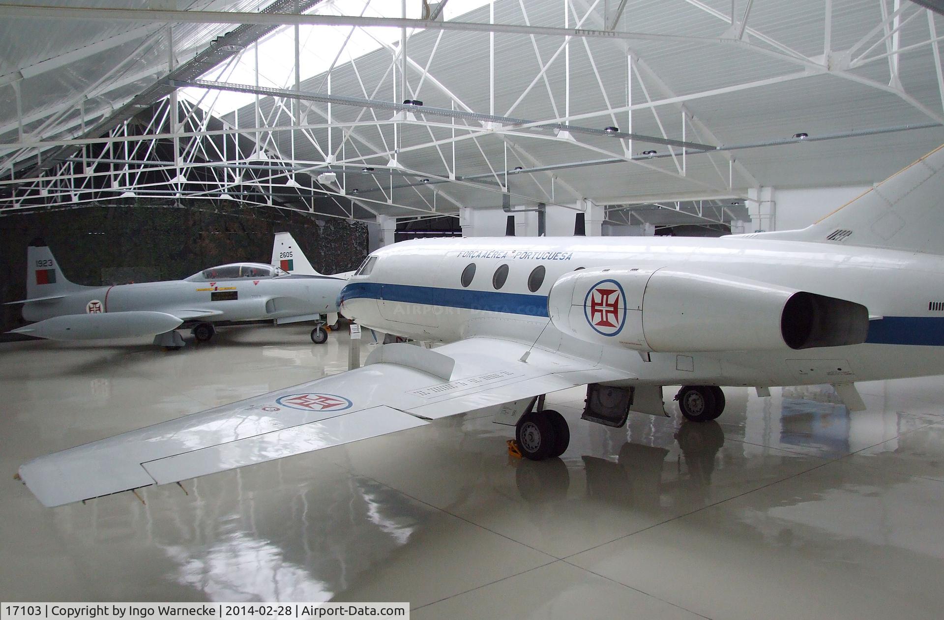 17103, 1969 Dassault Falcon (Mystere) 20DC C/N 217, Dassault Mystere / Falcon 20DC at the Museu do Ar, Sintra