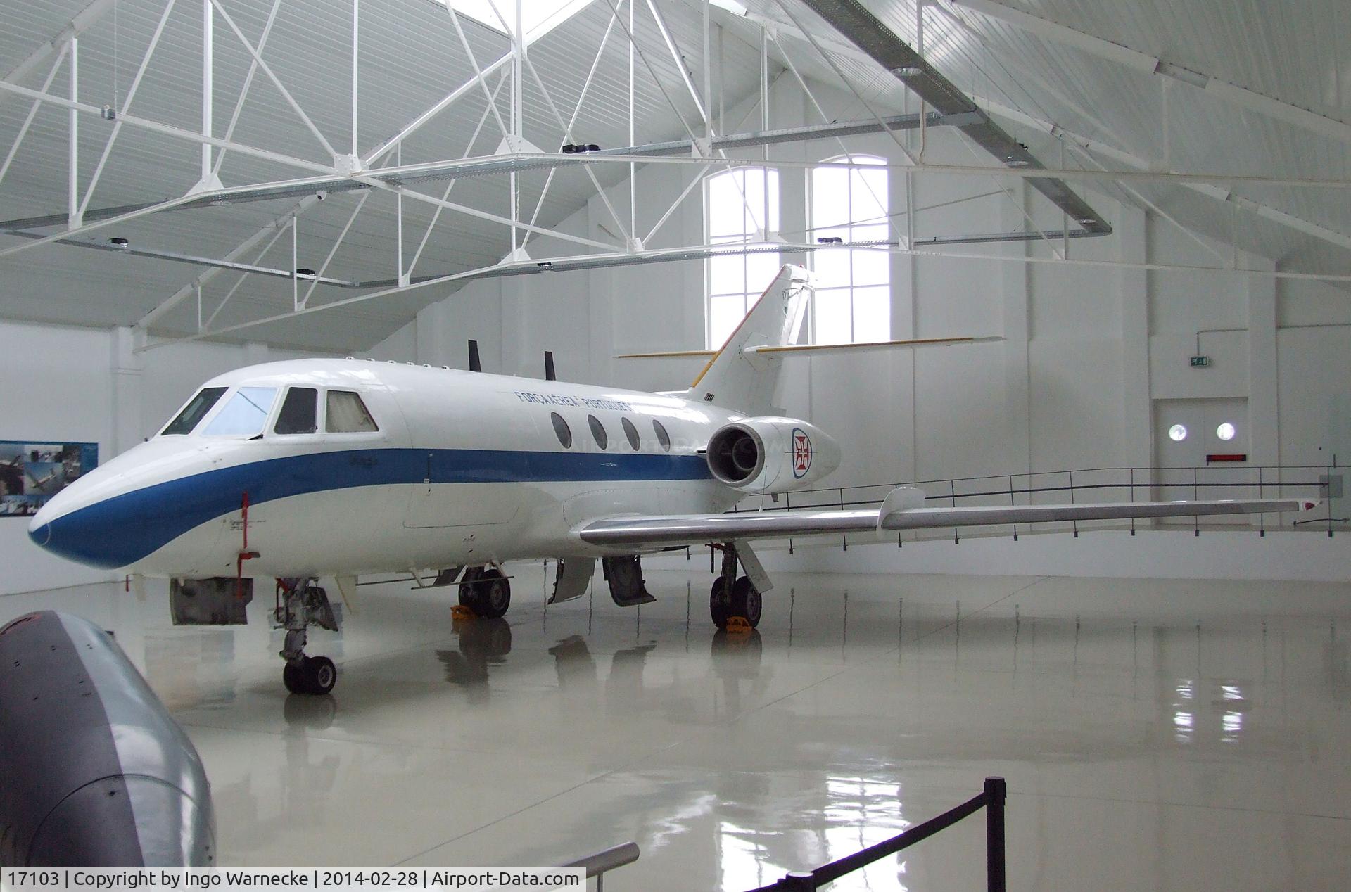 17103, 1969 Dassault Falcon (Mystere) 20DC C/N 217, Dassault Mystere / Falcon 20DC at the Museu do Ar, Sintra