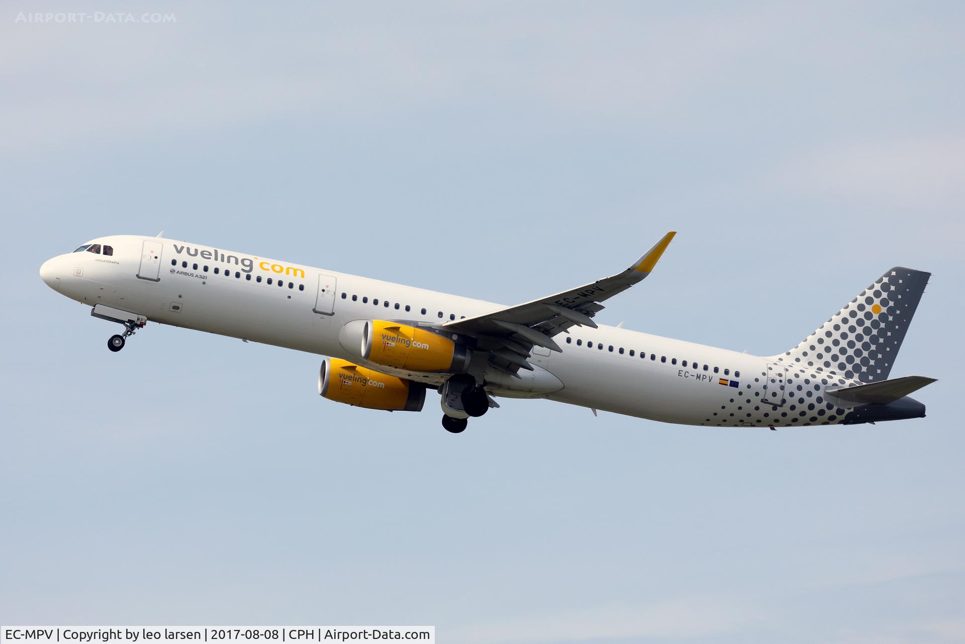 EC-MPV, 2017 Airbus A321-231 C/N 7590, Copenhagen 8.8.2017