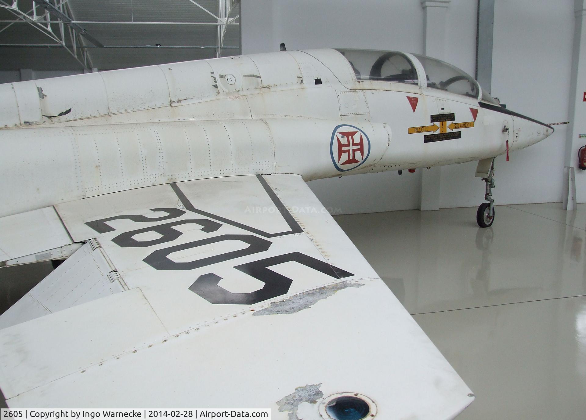 2605, 1961 Northrop T-38A Talon C/N N.5263, Northrop T-38A Talon at the Museu do Ar, Sintra