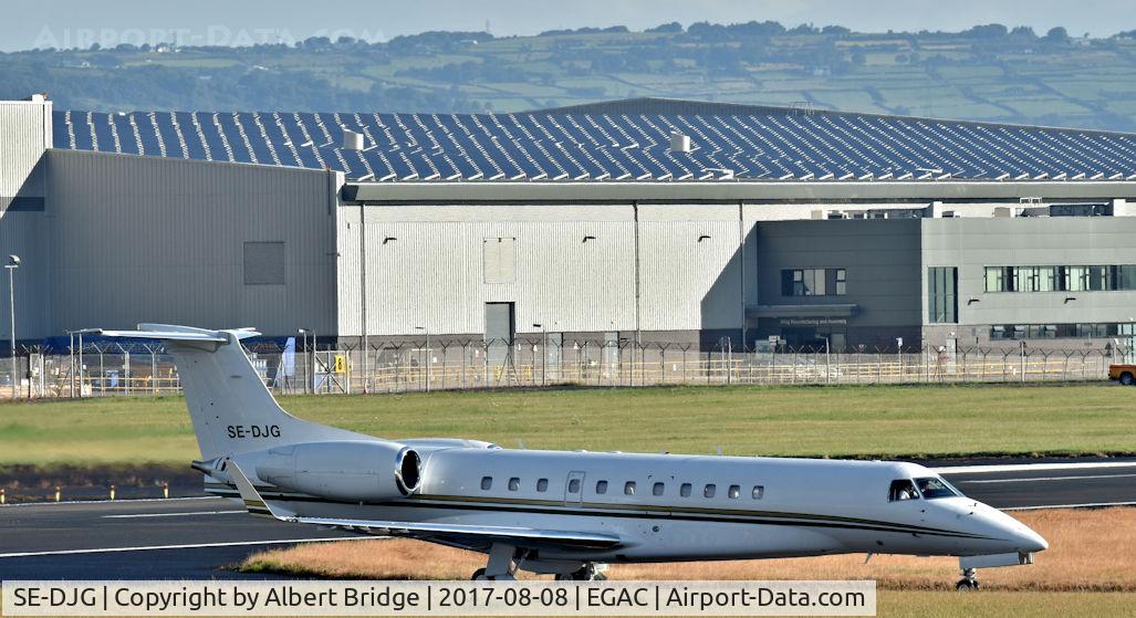 SE-DJG, 2008 Embraer EMB-135BJ Legacy C/N 14501042, Belfast City.  European Flight Service SE-DJG.