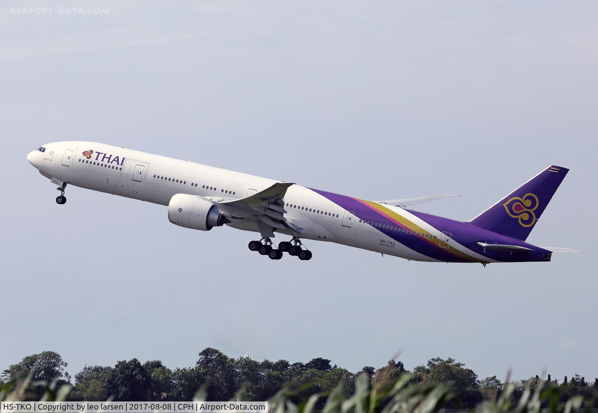 HS-TKO, 2013 Boeing 777-3AL/ER C/N 41524, Copenhagen 8.8.2017
