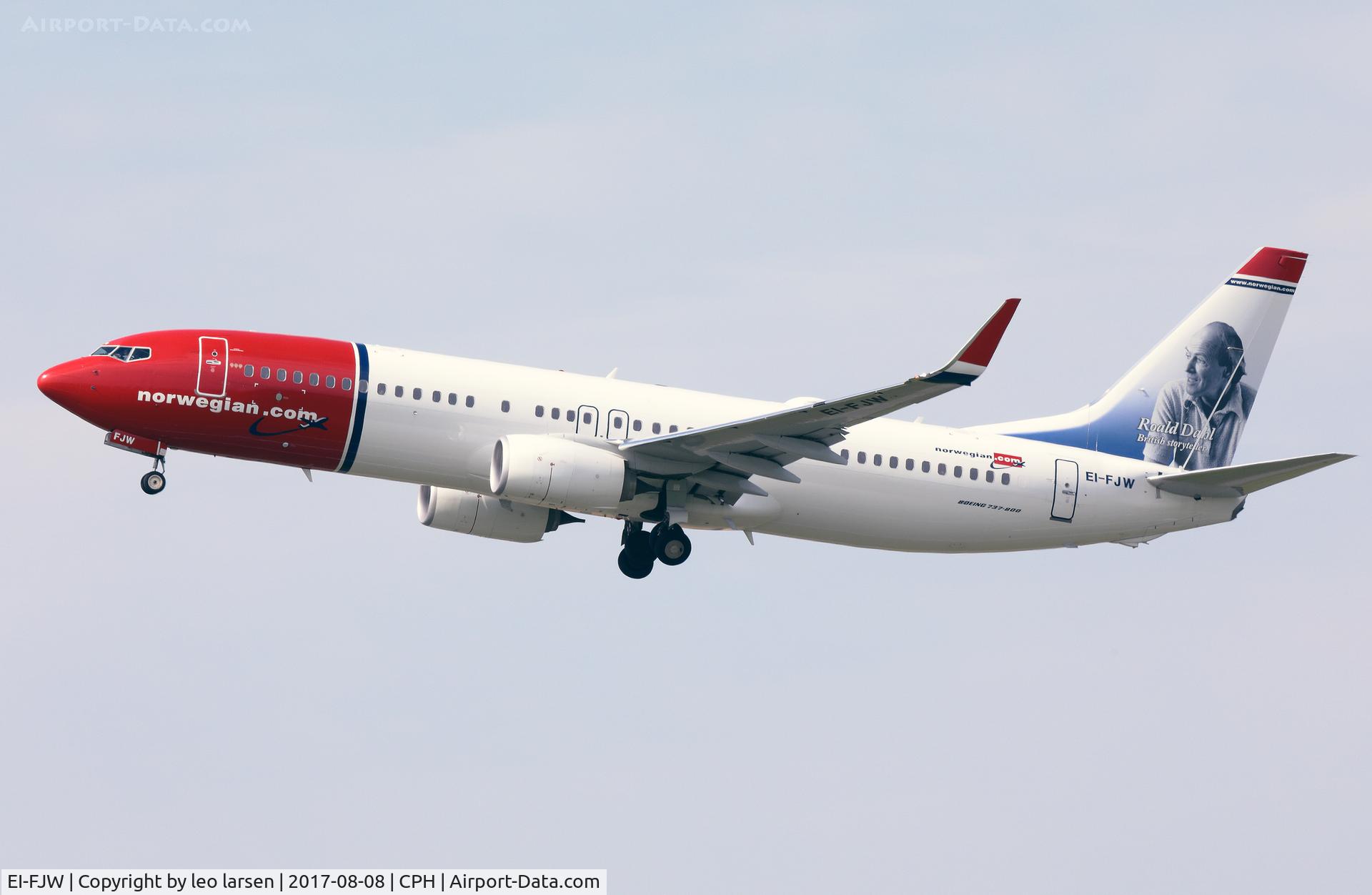EI-FJW, 2016 Boeing 737-8JP C/N 42286, Copenhagen 8.8.2017