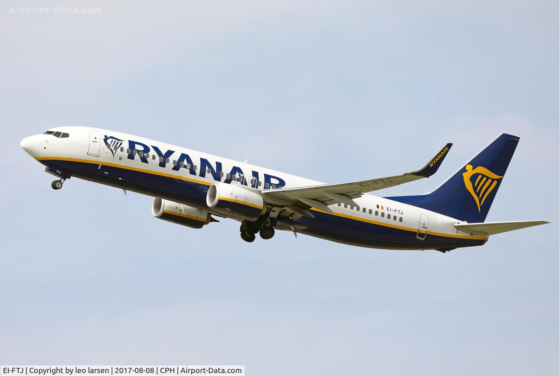 EI-FTJ, 2016 Boeing 737-8AS C/N 44760, Copenhagen 8.8.2017