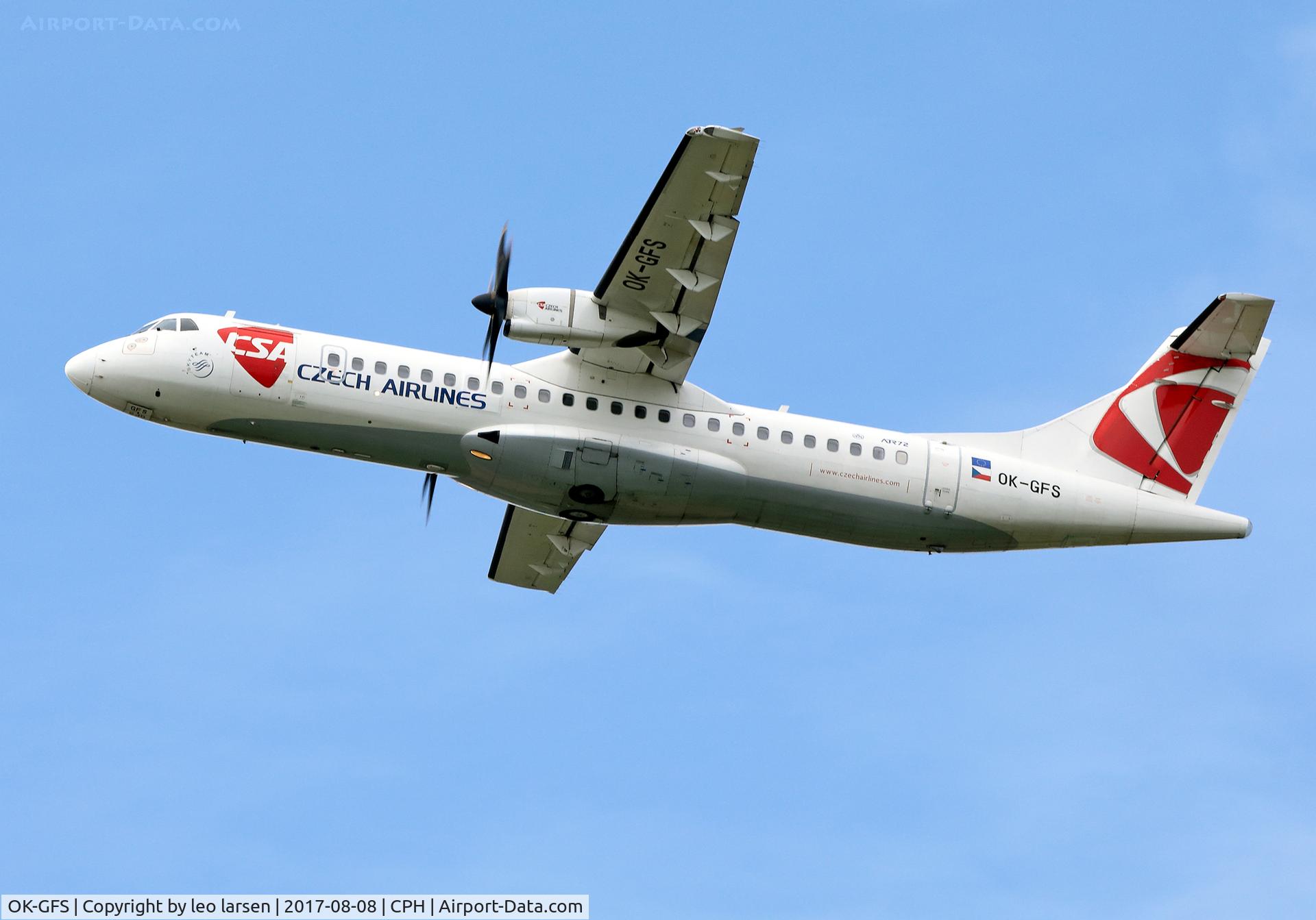 OK-GFS, 2001 ATR 72-212A C/N 679, Copenhagen 8.8.2017