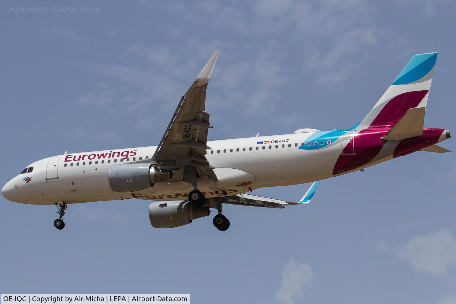 OE-IQC, 2016 Airbus A320-214 C/N 7019, Eurowings Europe