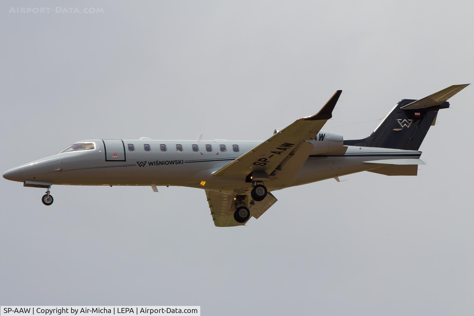 SP-AAW, 2014 Learjet 75 C/N 45-490, Private