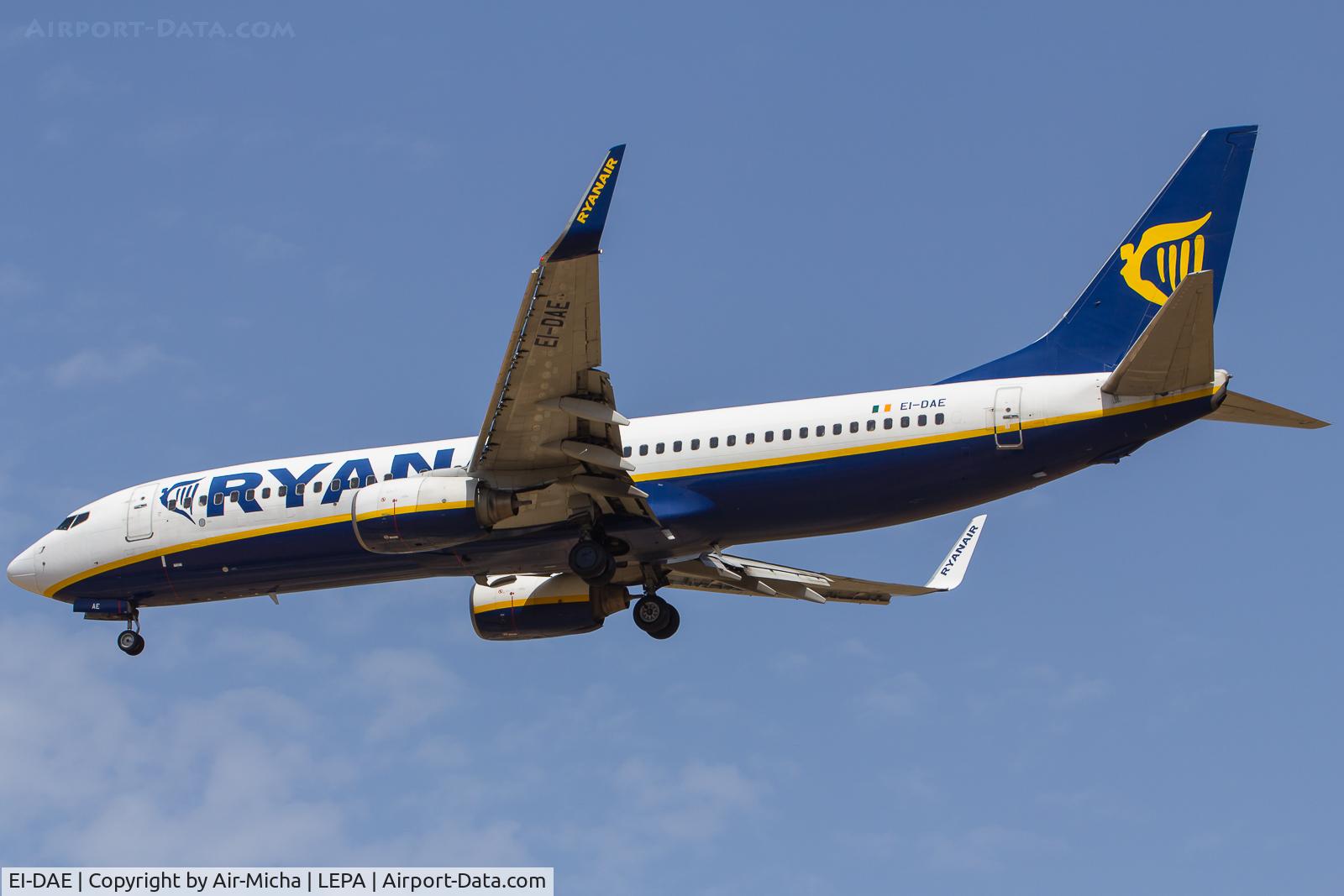 EI-DAE, 2002 Boeing 737-8AS C/N 33545, Ryanair