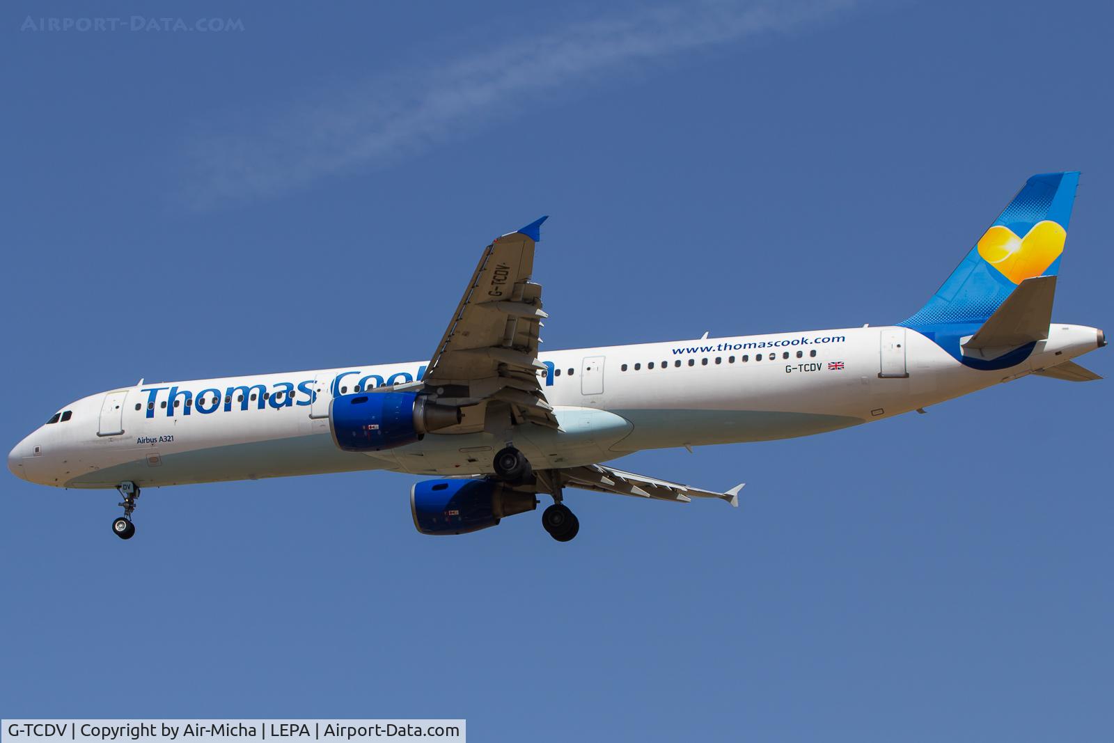 G-TCDV, 2003 Airbus A321-211 C/N 1972, Thomas Cook Airlines