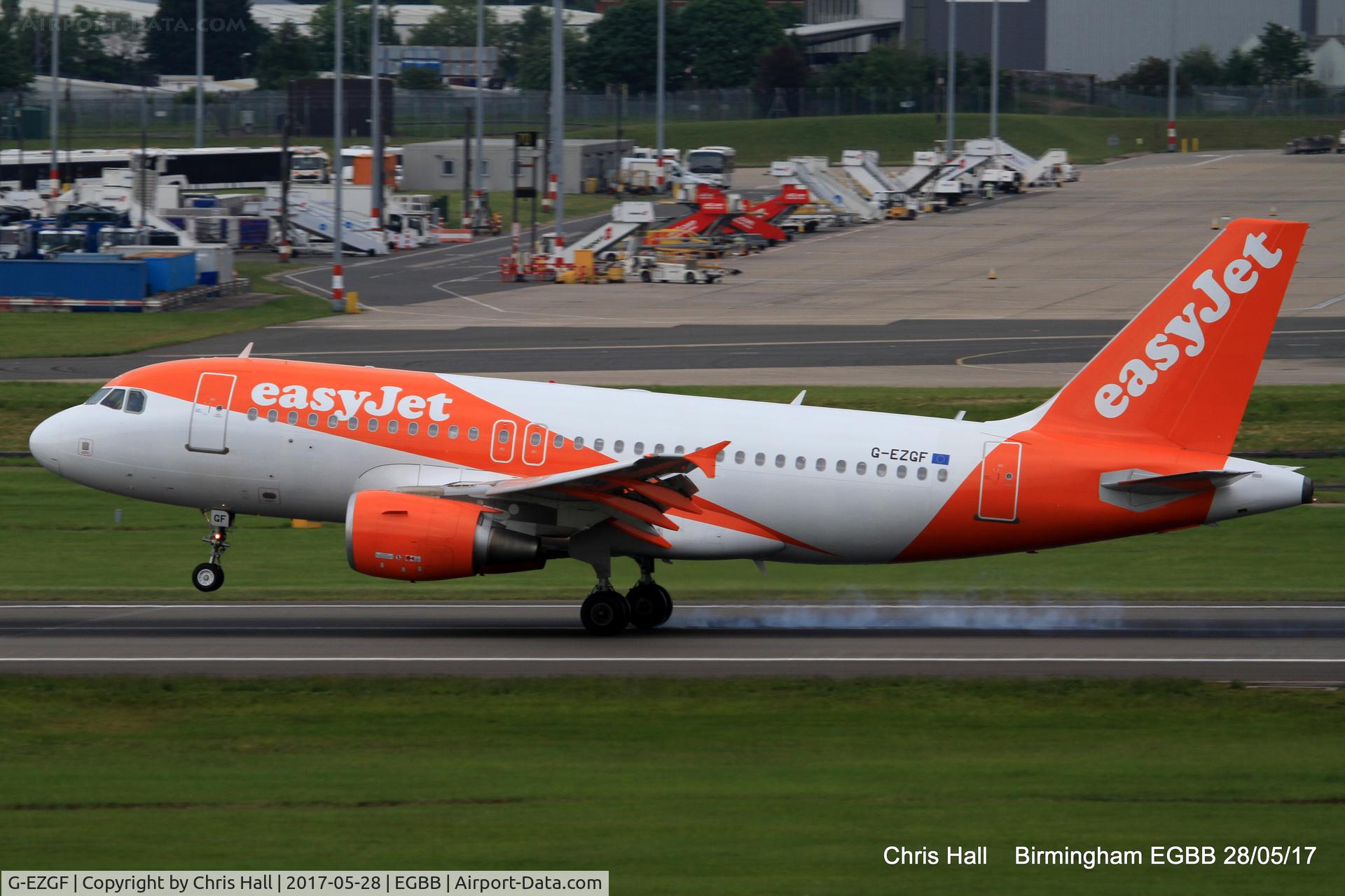 G-EZGF, 2011 Airbus A319-111 C/N 4635, easyJet