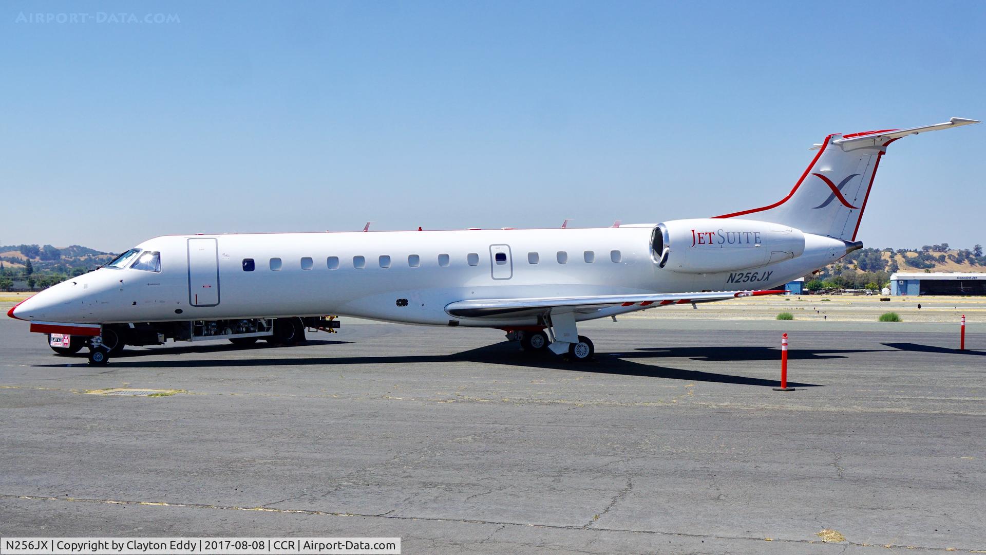 N256JX, 2000 Embraer ERJ-135LR (EMB-135LR) C/N 145211, Buchanan Airport Concord California. 2017.
