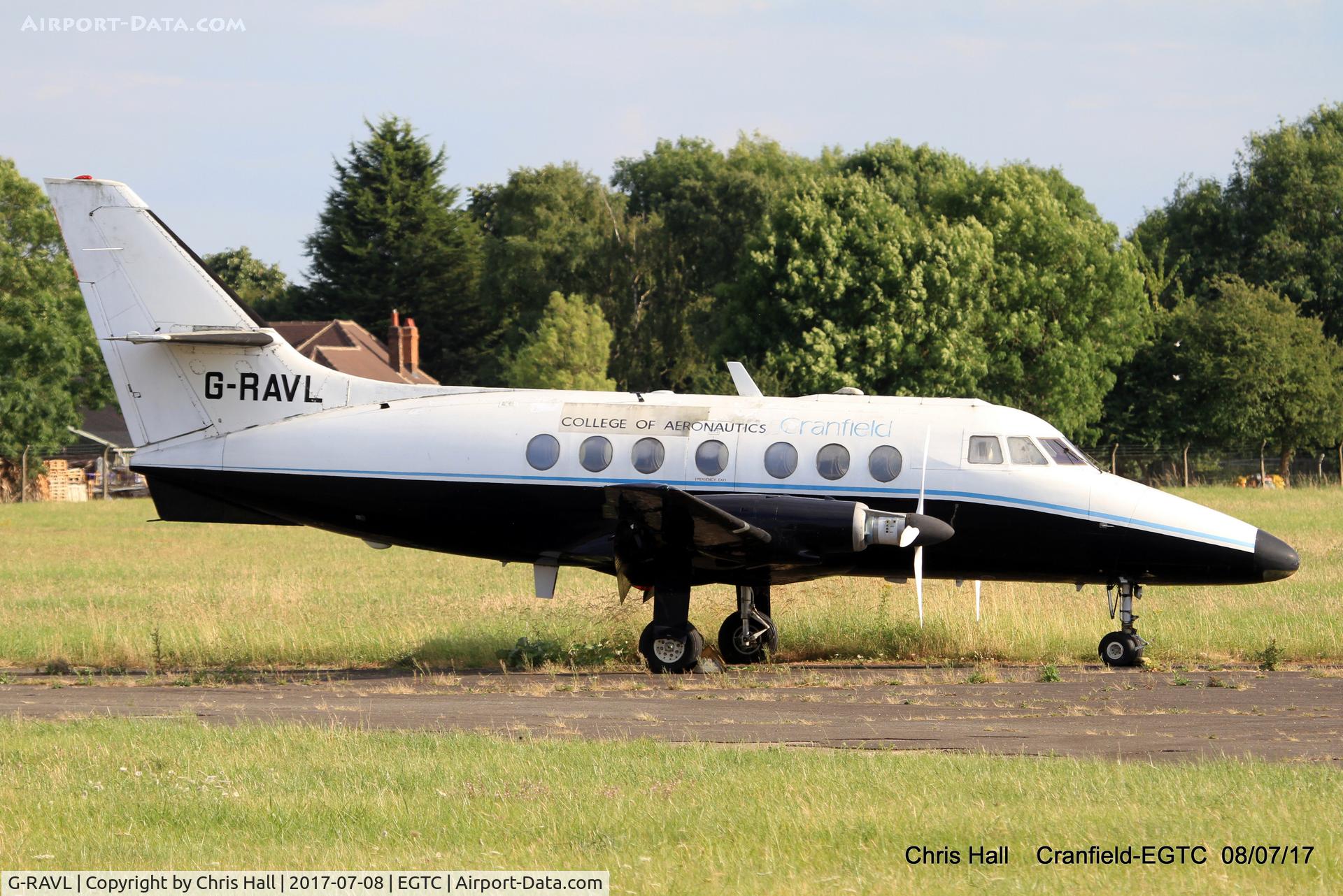 G-RAVL, 1969 Handley Page HP-137 Jetstream 200 C/N 208, stored at Cranfield
