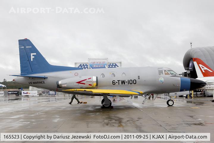 165523, 1964 Rockwell T-39N (NA-265-40) Sabreliner C/N 282-020, T-39N Sabreliner 165523 F CoNA from VT-86 Sabre Hawks TAW-6 NAS Pensacola, FL