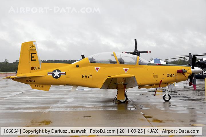 166064, Raytheon T-6B Texan II C/N PN-55, T-6B Texan II 166064 E-064 CoNA from TAW-5 NAS Whiting Field, FL