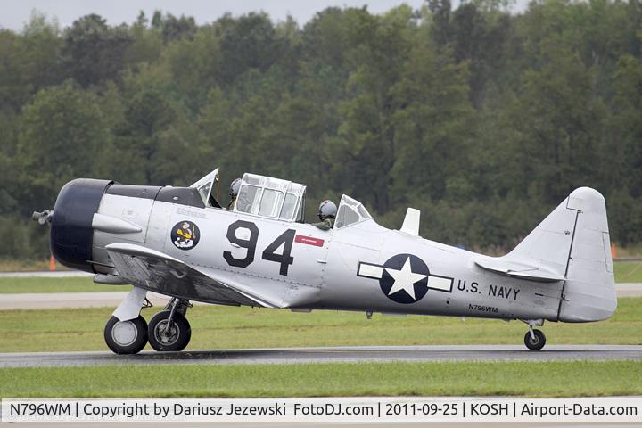 N796WM, 1943 North American AT-6D Texan C/N 88-15328, North American AT-6D Texan CN 88-15328, N796WM