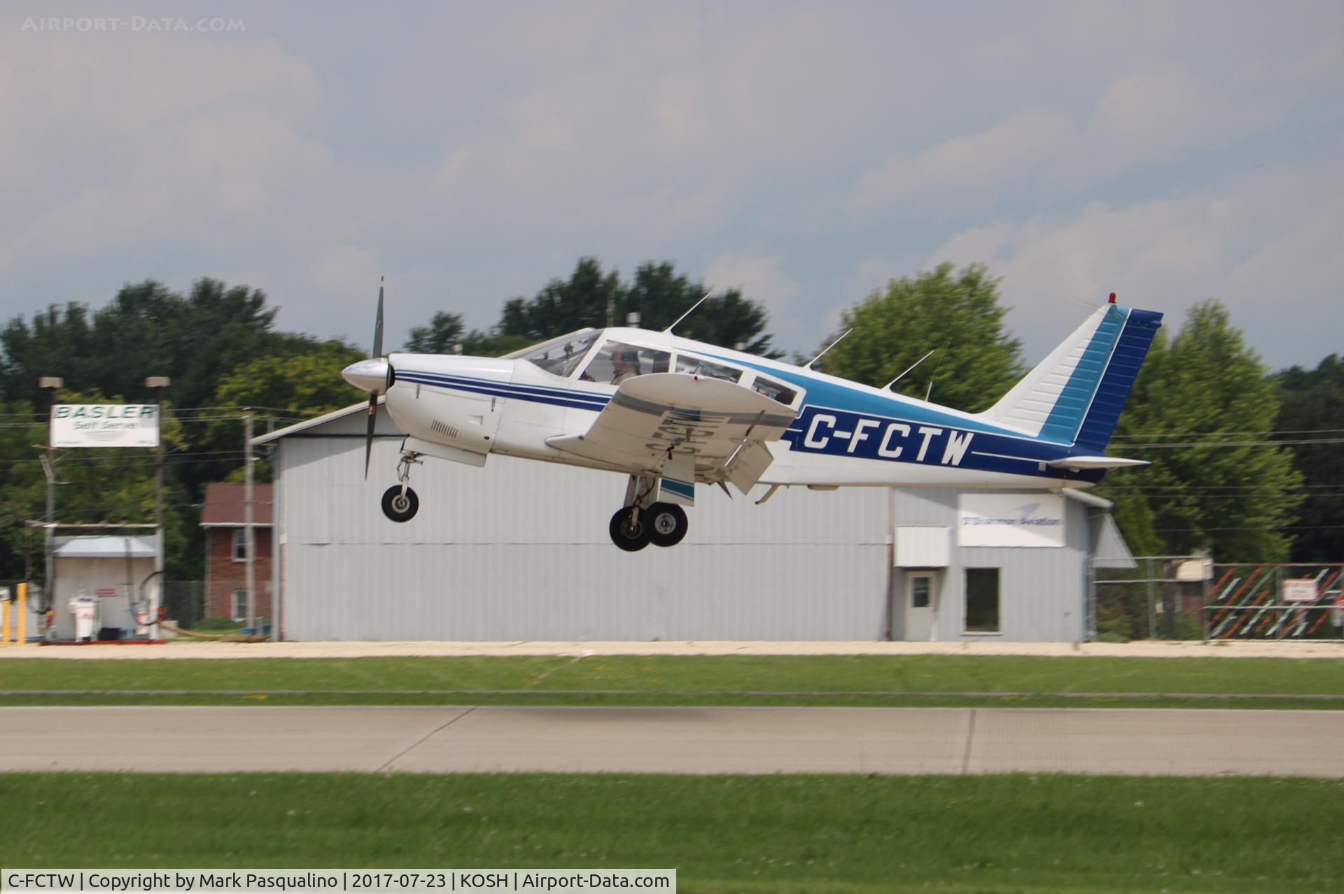 C-FCTW, 1968 Piper PA-28R-180 Cherokee Arrow C/N 28R30521, Piper PA-28R-180