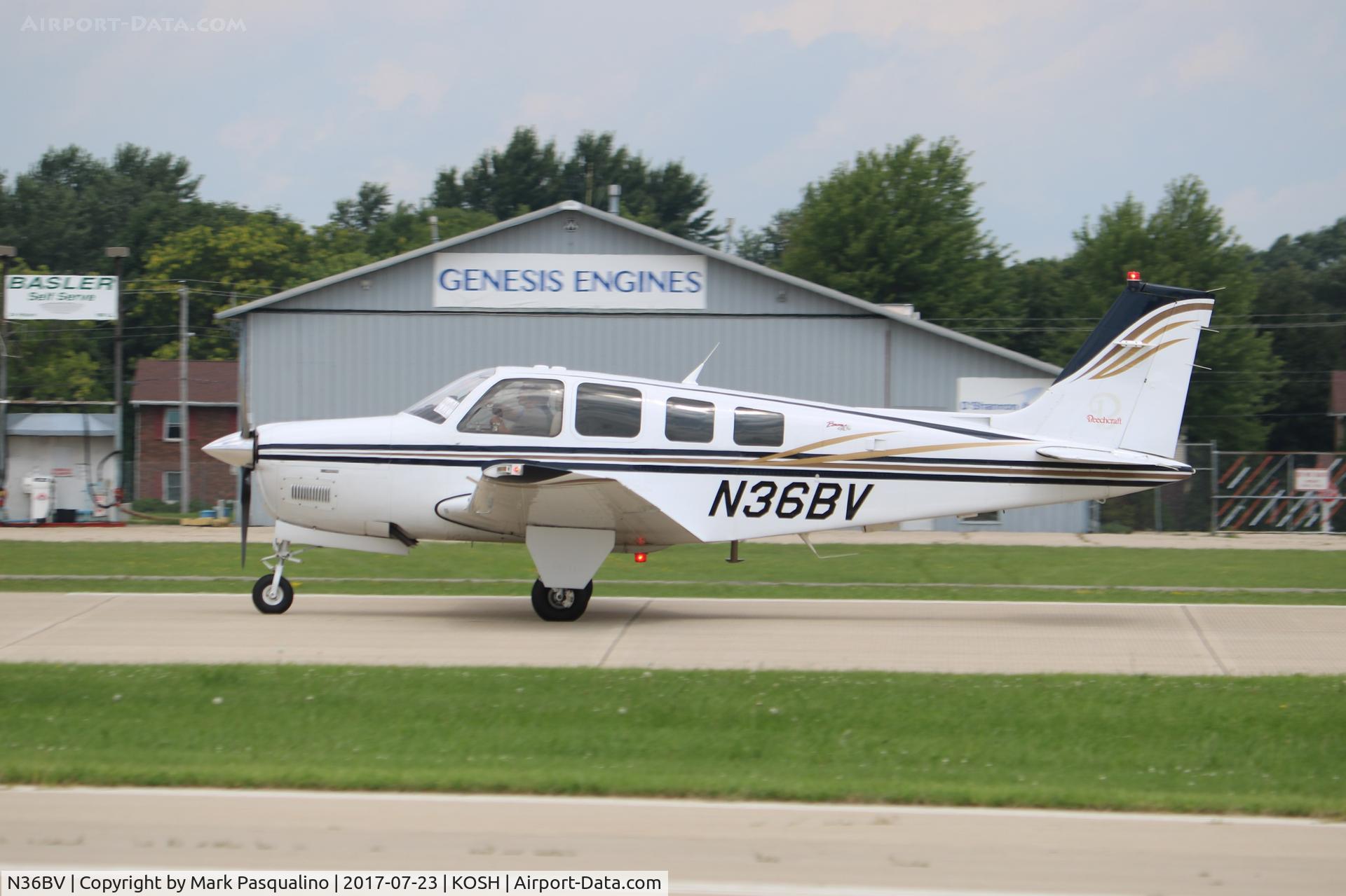 N36BV, Raytheon Aircraft Company A36 Bonanza C/N E-3538, Raytheon A36