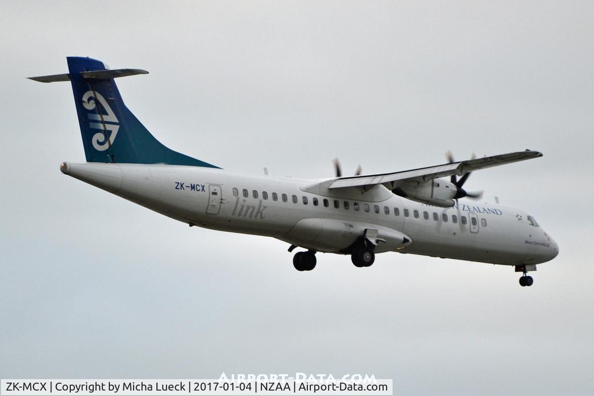 ZK-MCX, 2002 ATR 72-212A C/N 687, At Auckland