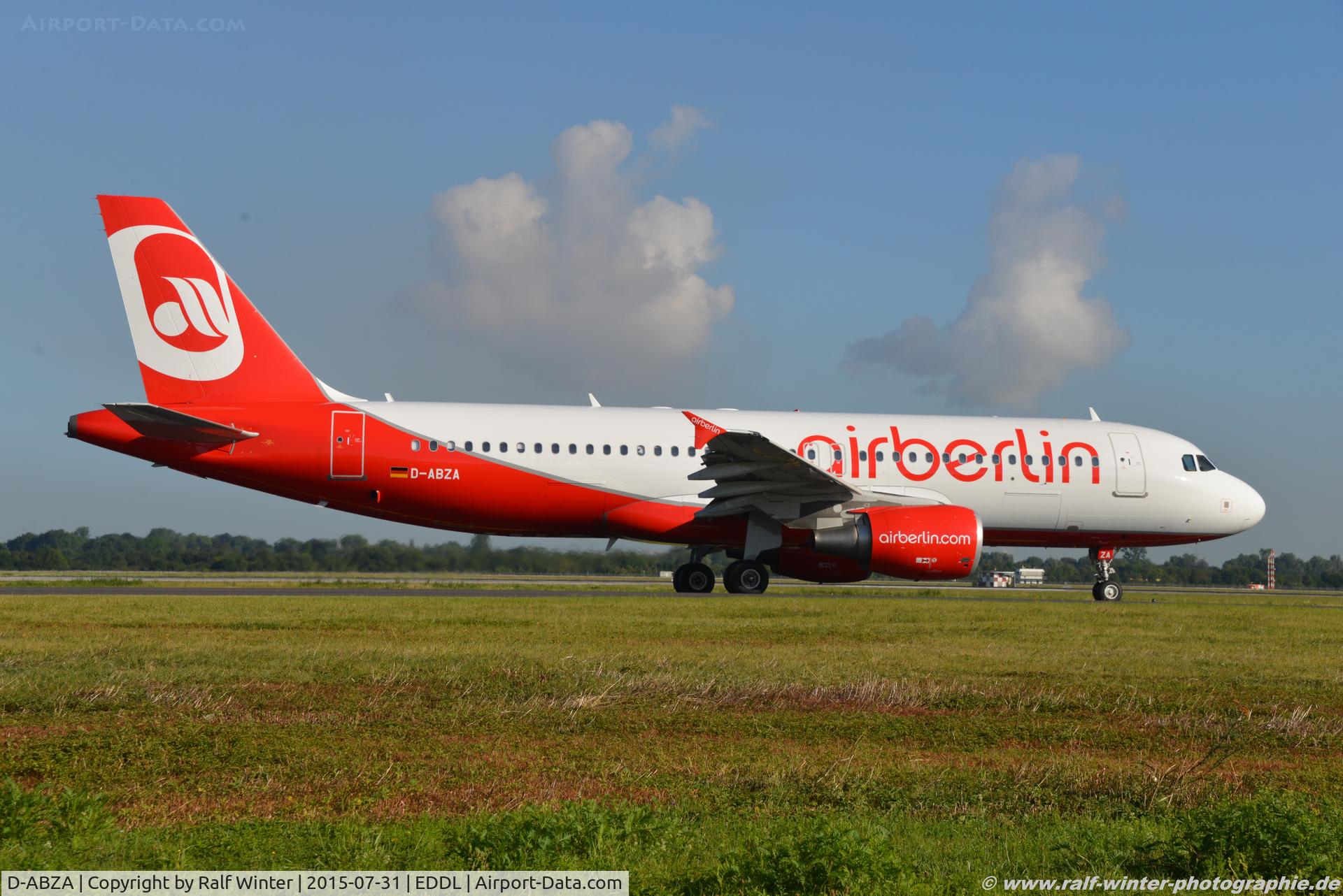 D-ABZA, 2008 Airbus A320-216 C/N 3532, Airbus A320-214 - AB BER Air Berlin - 3532 - D-ABZA - 31.07.2015 - DUS
