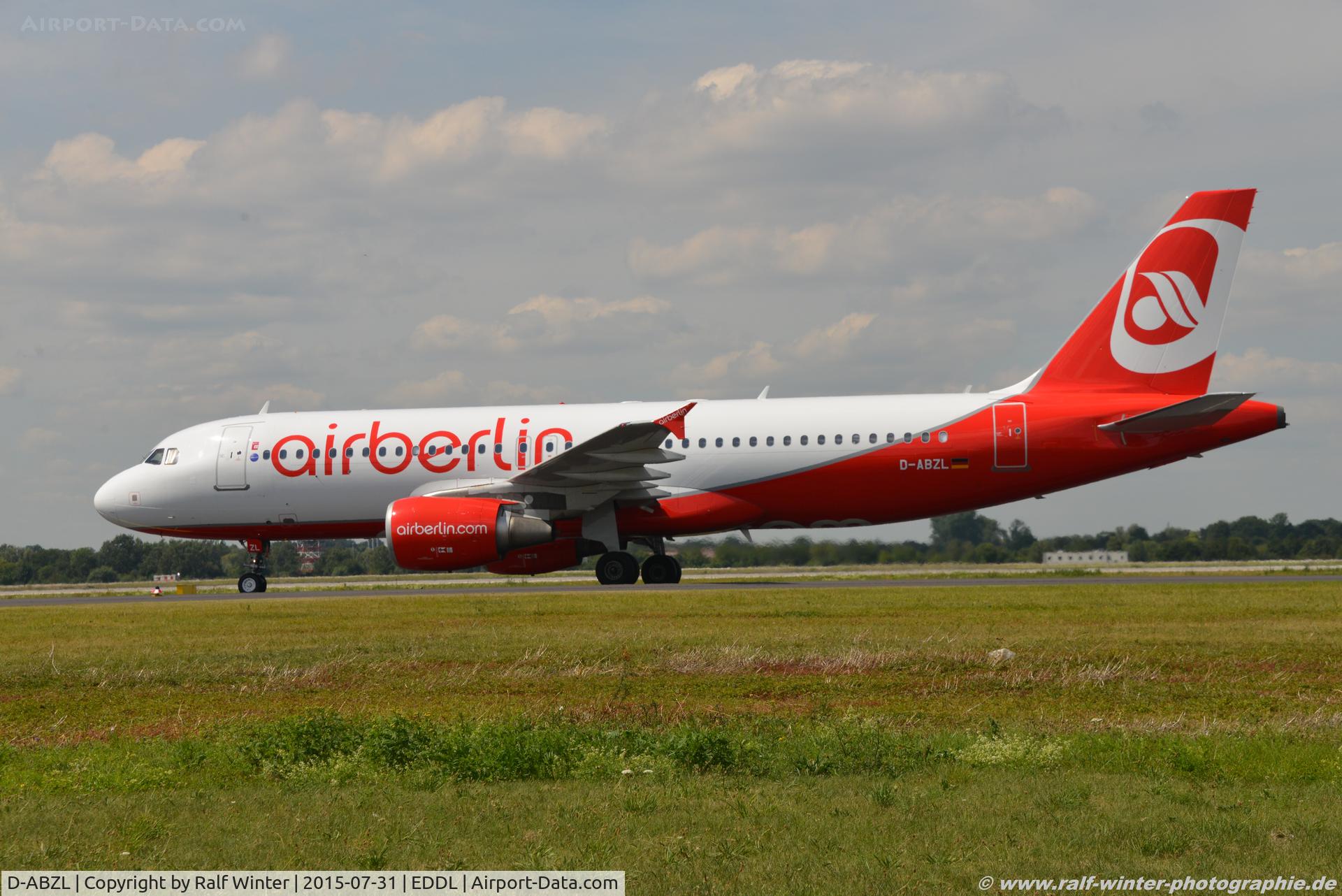 D-ABZL, 2007 Airbus A320-216 C/N 3178, Airbus A320-216 - AB BER Air Berlin - 3178 - D-ABZL - 31.07.2015 - DUS