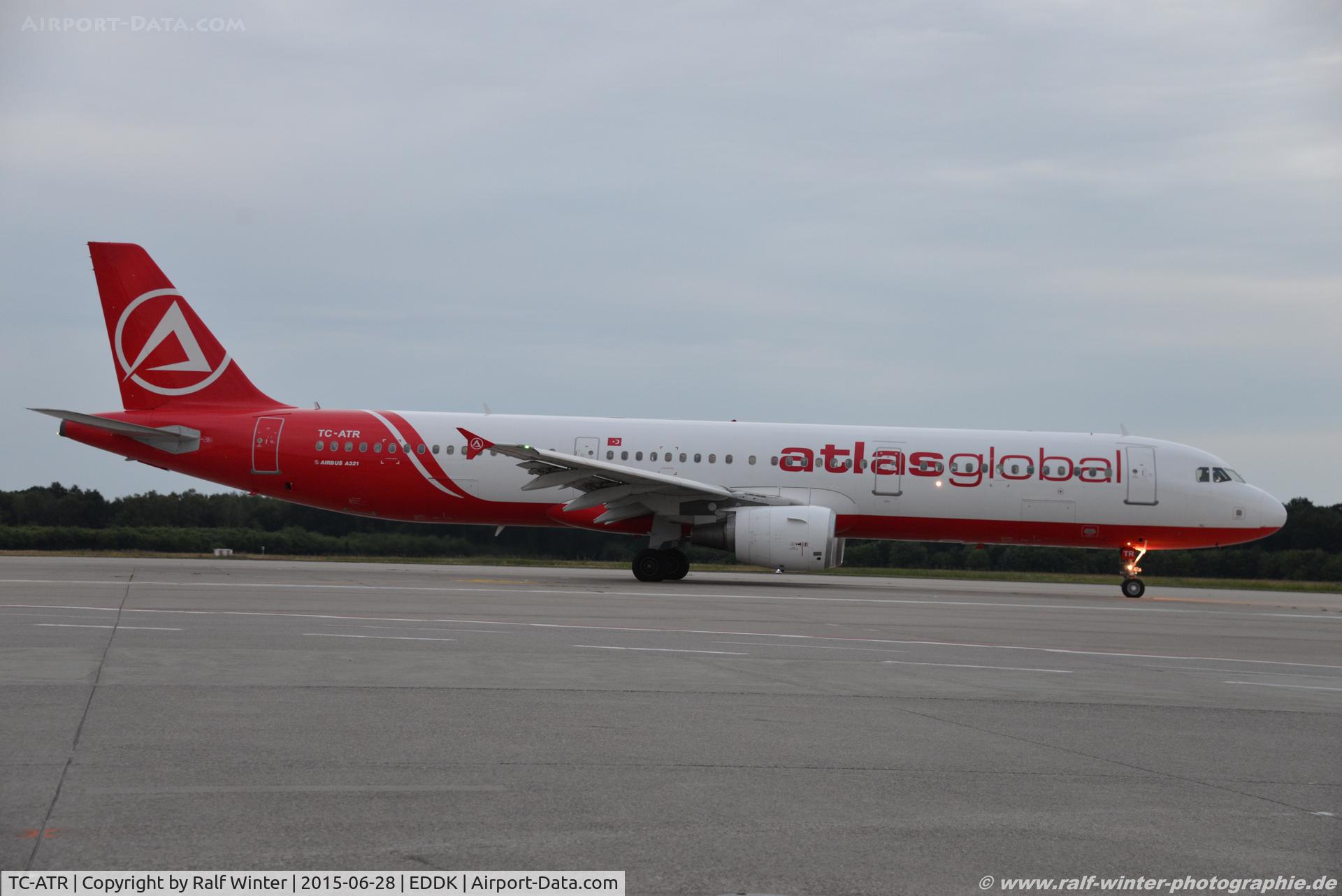 TC-ATR, 2001 Airbus A321-213 C/N 1451, Airbus A321-211 - KK KKK Atlasgobal - 1451 - TC-ATR - 28.06.2015 - CGN