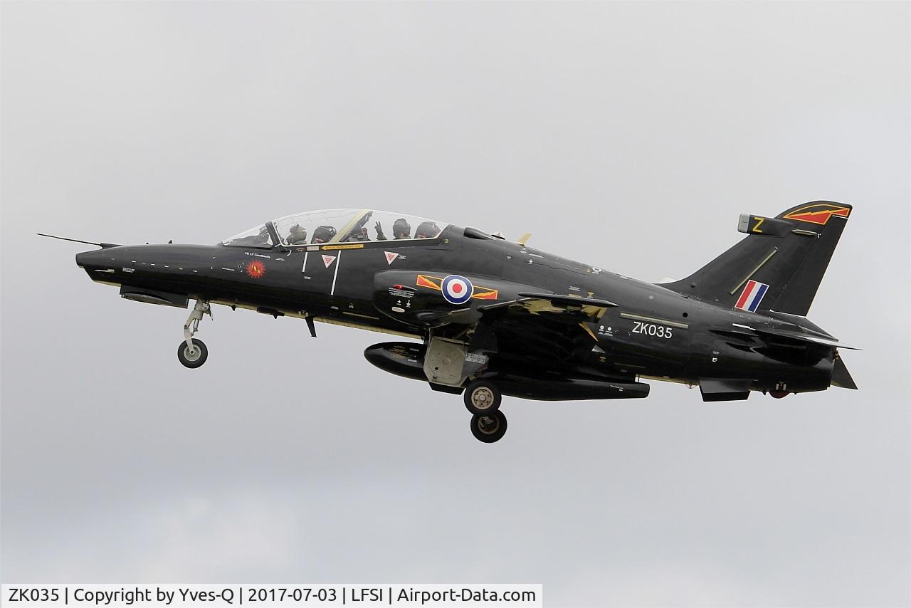 ZK035, 2010 British Aerospace Hawk T2 C/N RT026/1264, British Aerospace Hawk T2, Take off rwy 29, St Dizier-Robinson Air Base 113 (LFSI) Open day 2017