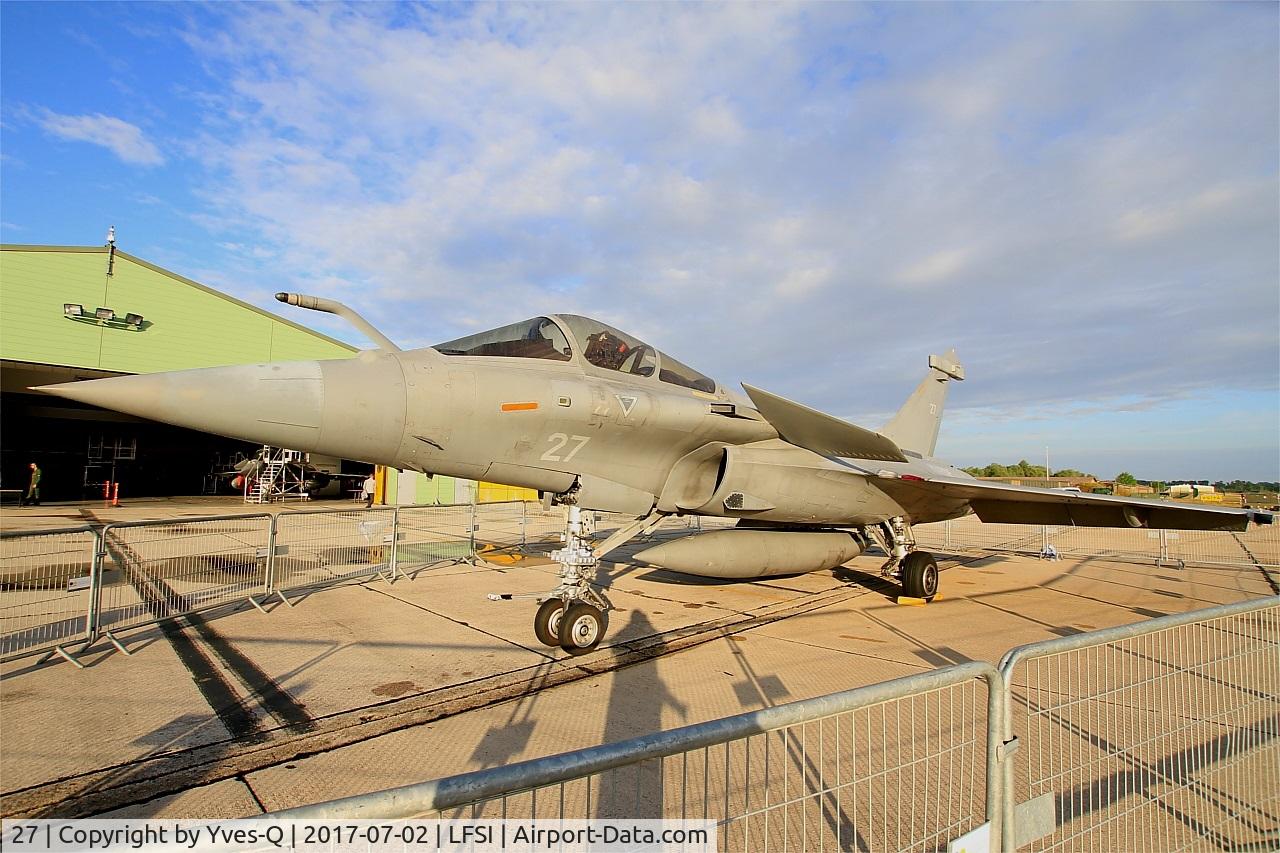 27, 2011 Dassault Rafale M C/N 27, Dassault Rafale M, Static display, St Dizier-Robinson Air Base 113 (LFSI) Open day 2017