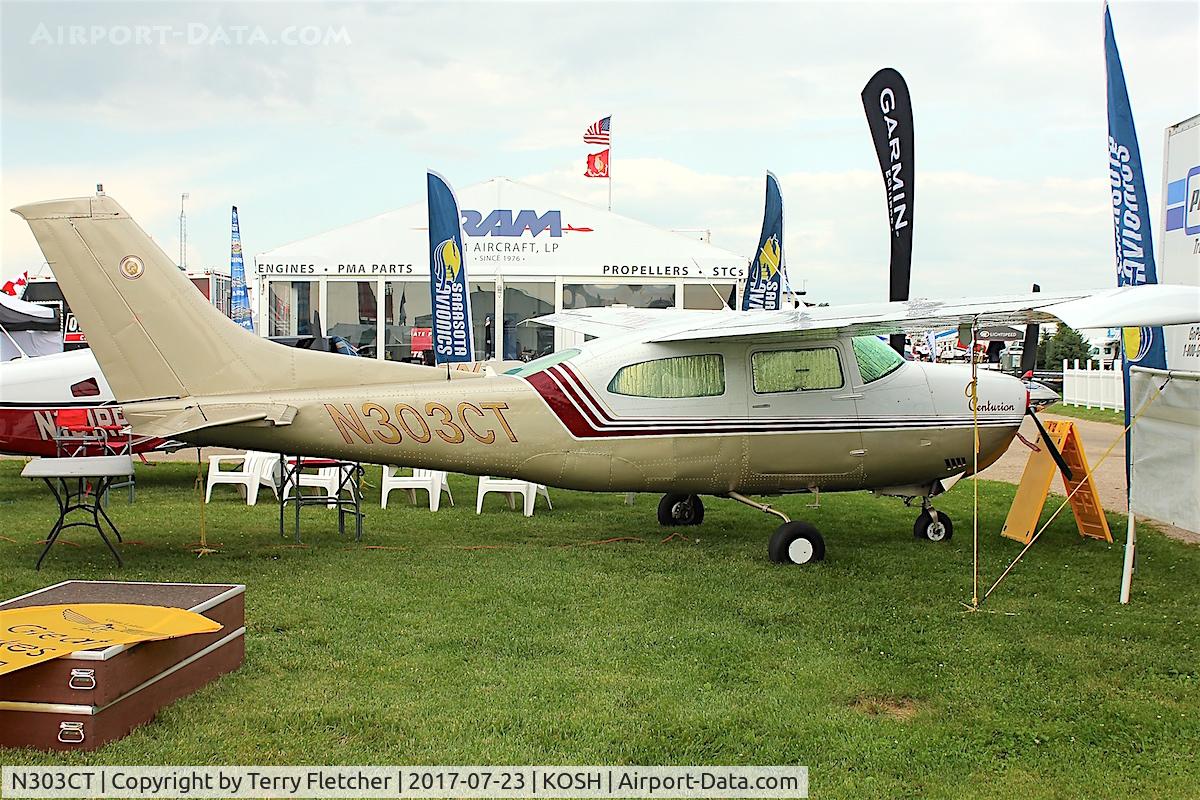 N303CT, 1978 Cessna 210M Centurion C/N 21062591, Displayed at the 2017 EAA Airventure at Oshkosh