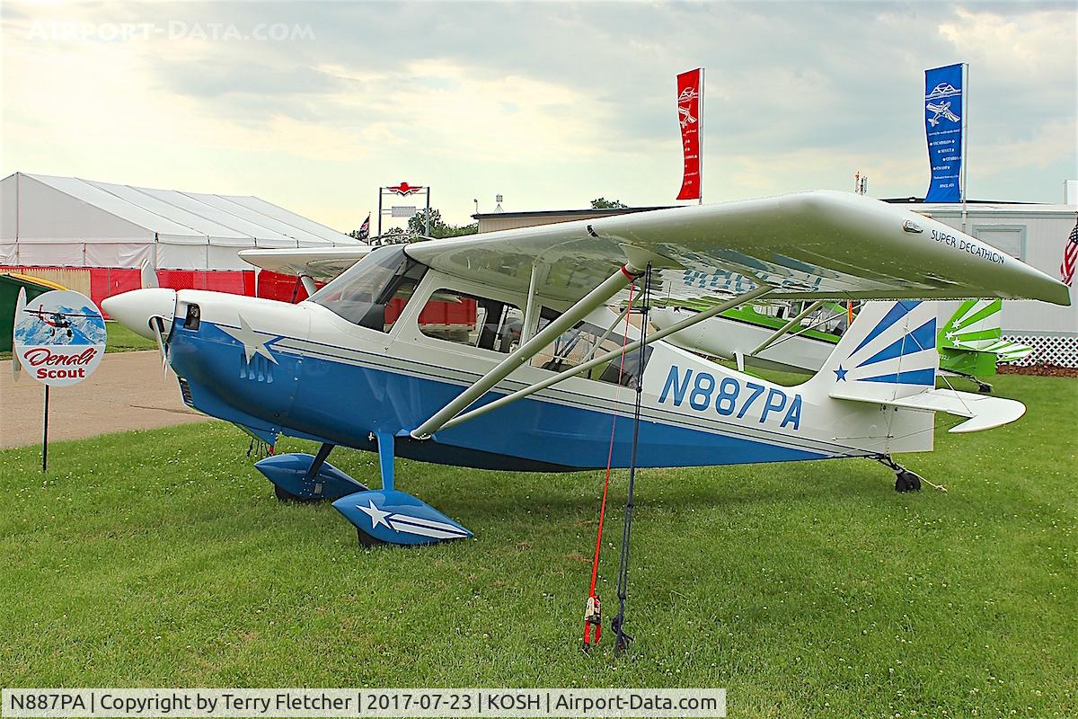 N887PA, 2016 Champion 8KCAB C/N 1162-2016, Displayed at the 2017 EAA Airventure at Oshkosh