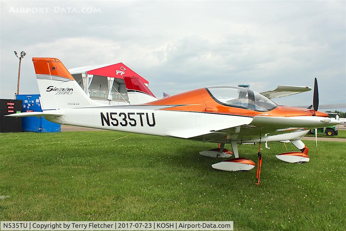 N535TU, 2016 Tecnam P-2002 Sierrra Mk.II C/N 535, Displayed at the 2017 EAA Airventure at Oshkosh