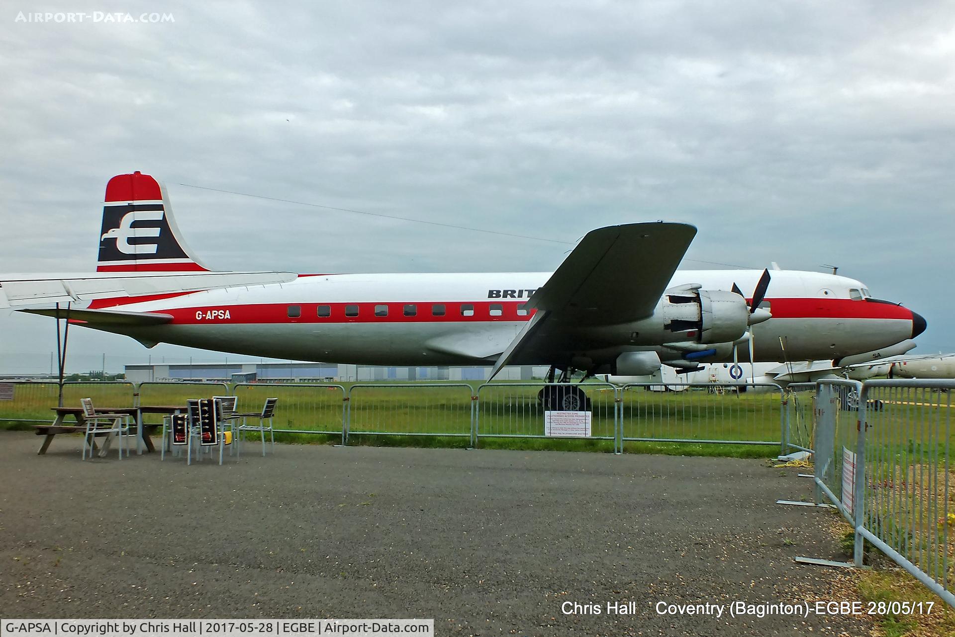 G-APSA, 1958 Douglas DC-6A C/N 45497, at Coventry