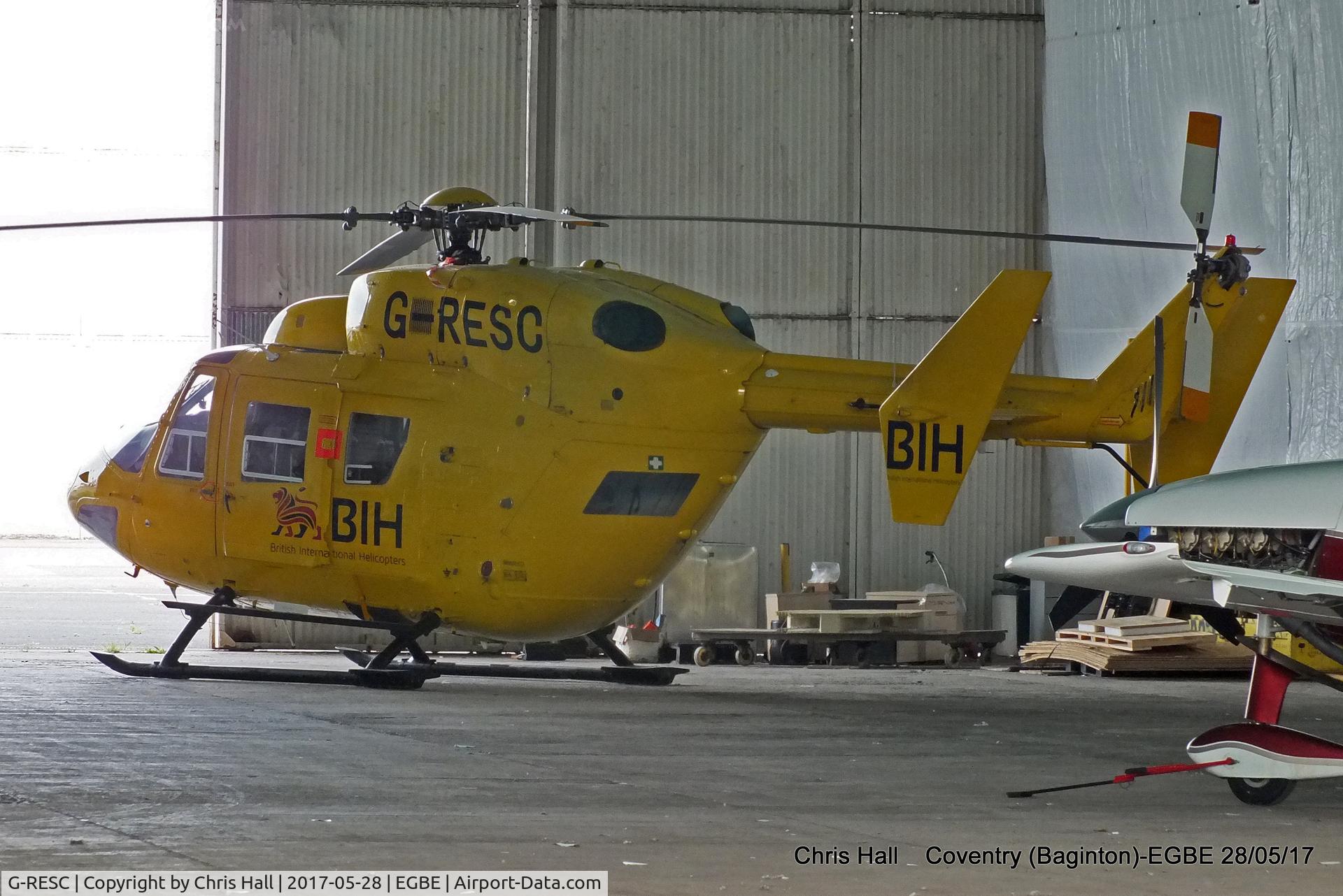 G-RESC, 1996 Eurocopter-Kawasaki BK-117C-1 C/N 7504, at Coventry