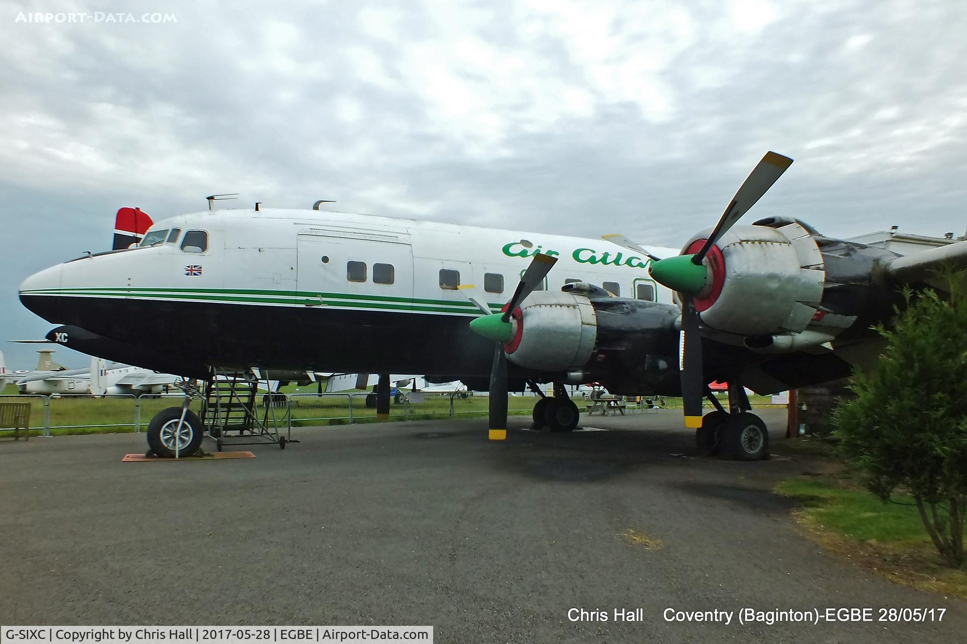 G-SIXC, 1958 Douglas DC-6B C/N 45550, at Coventry