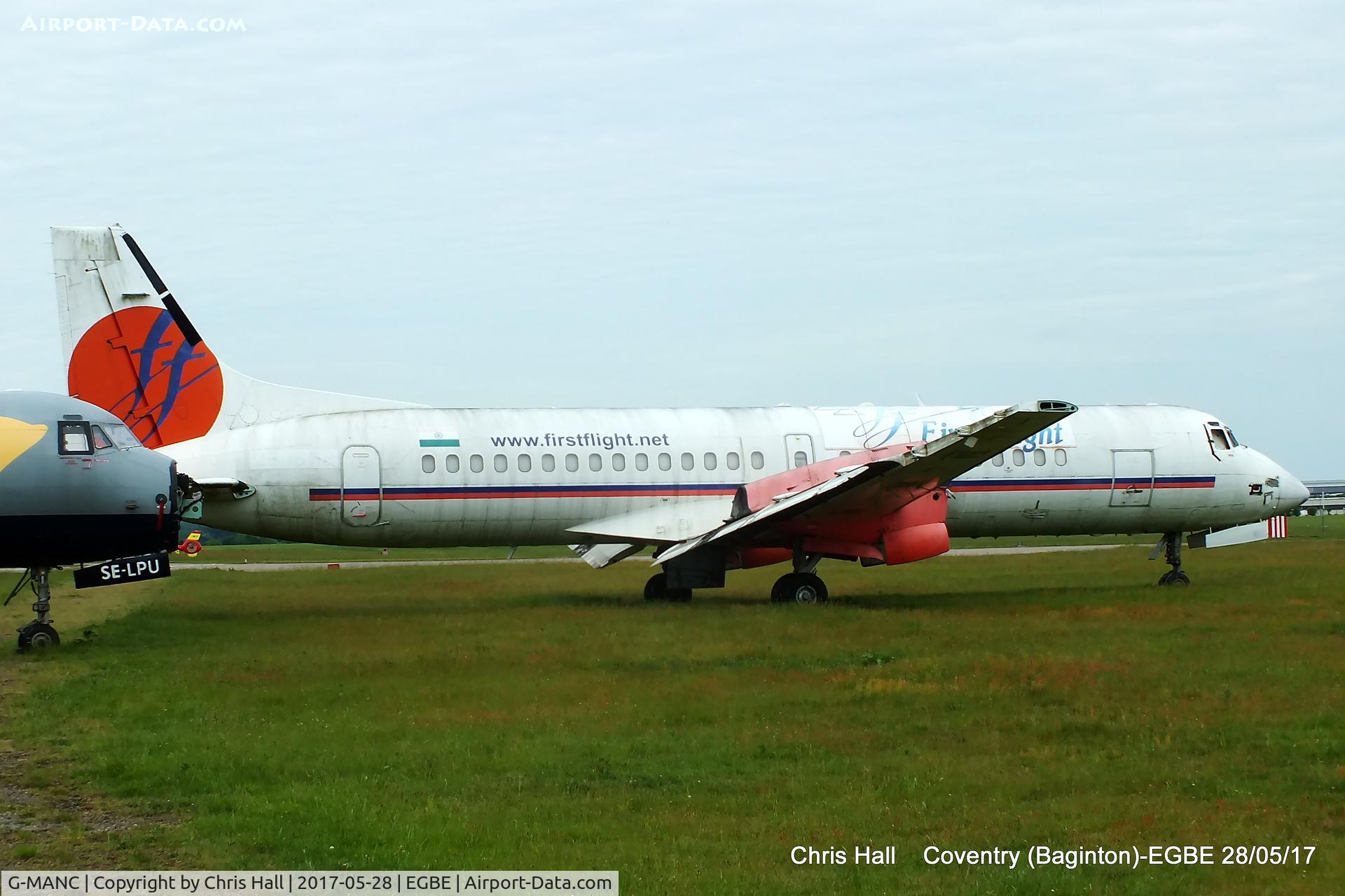 G-MANC, 1992 British Aerospace ATP C/N 2054, at Coventry