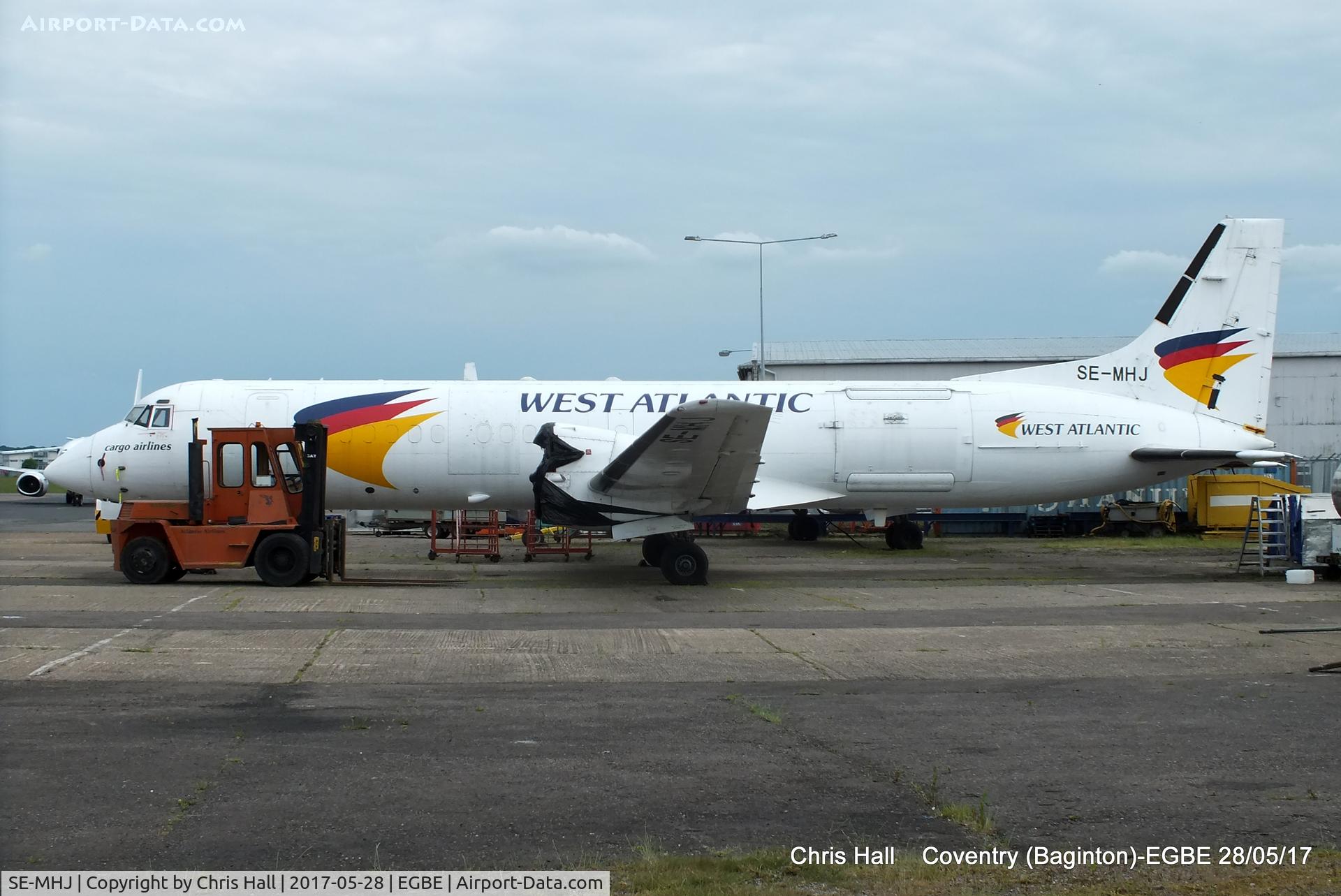 SE-MHJ, 1990 British Aerospace ATP C/N 2024, at Coventry