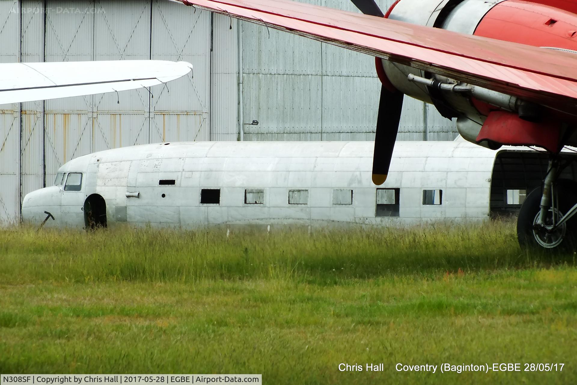 N308SF, 1943 Douglas C-47A Skytrain C/N 18984, at Coventry for restoration back to flight