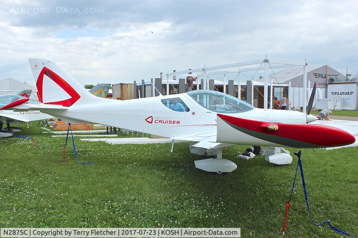 N287SC, 2017 CZAW SportCruiser C/N C0595, Displayed at 2017 EAA Airventure at Oshkosh