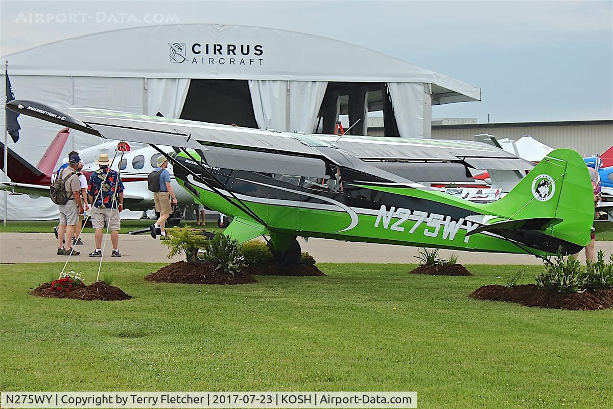 N275WY, 2017 Aviat A-1C-180 Husky C/N 3275, Displayed at 2017 EAA Airventure at Oshkosh