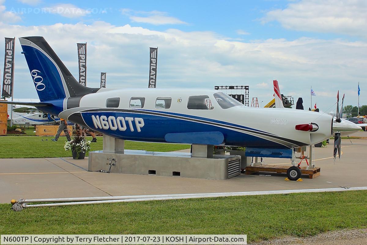 N600TP, 2016 Piper PA-46-600TP (M600) C/N 4698006, Displayed at 2017 EAA Airventure at Oshkosh