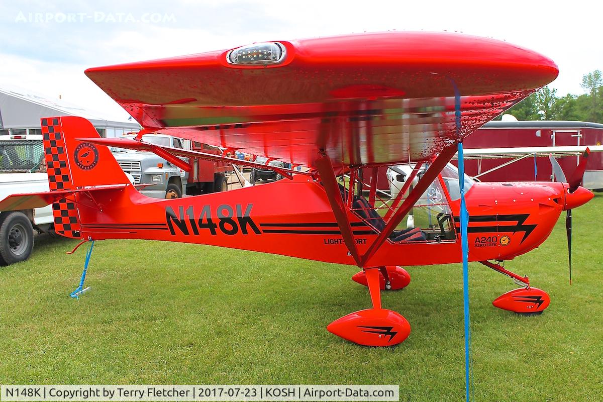 N148K, 2017 Aeropro CZ A240 C/N 51117, Displayed at 2017 EAA Airventure at Oshkosh