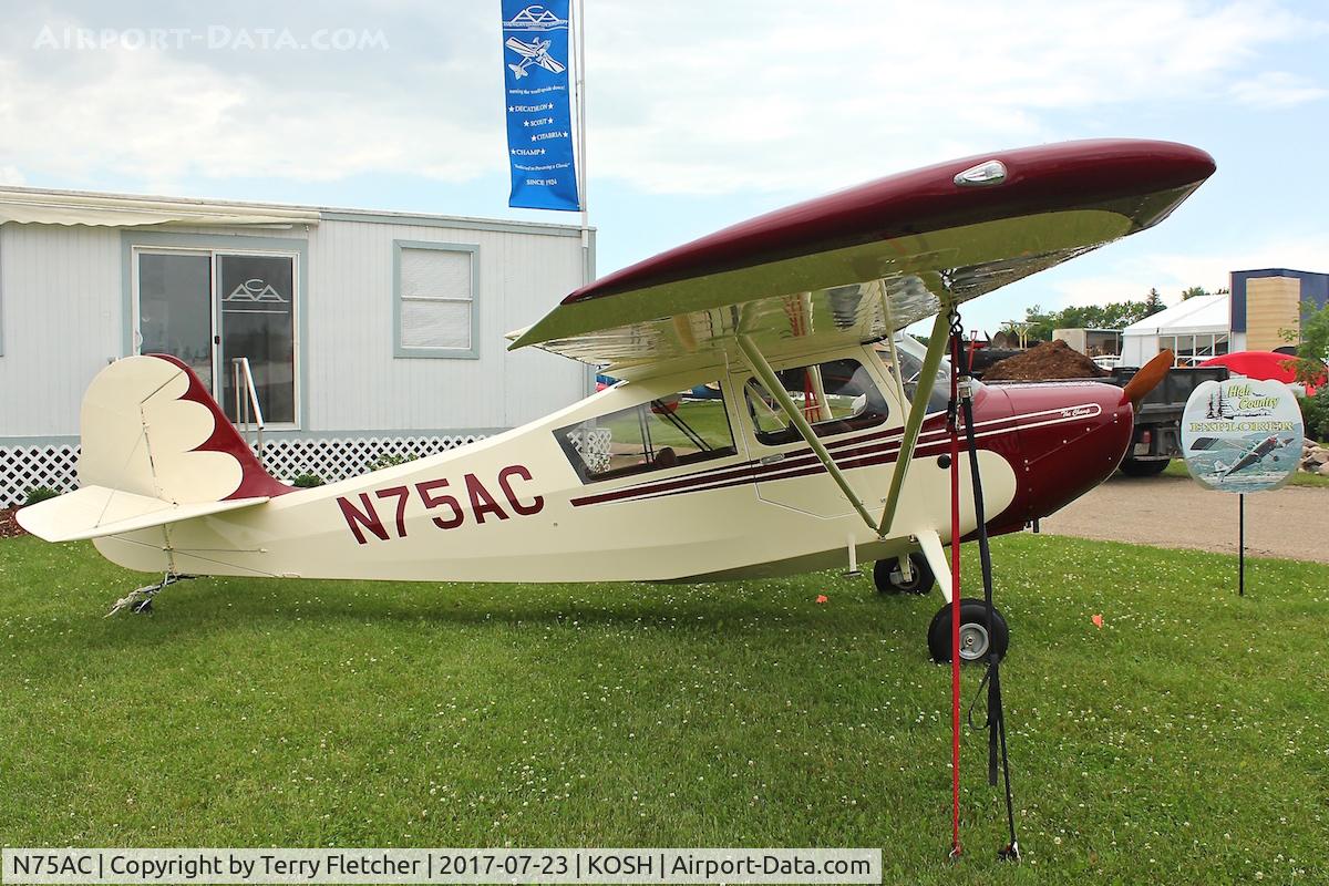 N75AC, 2016 Champion 7EC C/N 1039-2016, Displayed at 2017 EAA Airventure at Oshkosh