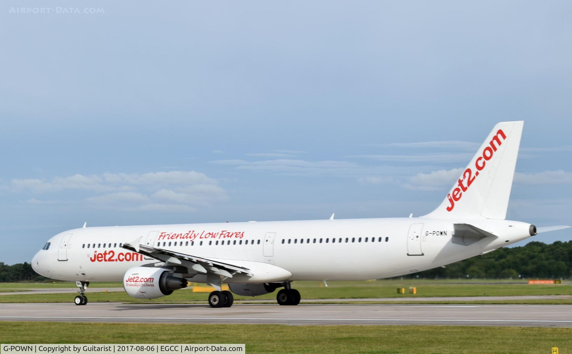 G-POWN, 2009 Airbus A321-211 C/N 3830, At Manchester