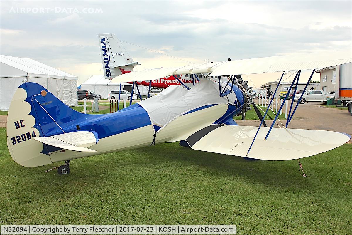 N32094, 1941 Waco UPF-7 C/N 5726, Displayed at 2017 EAA Airventure at Oshkosh
