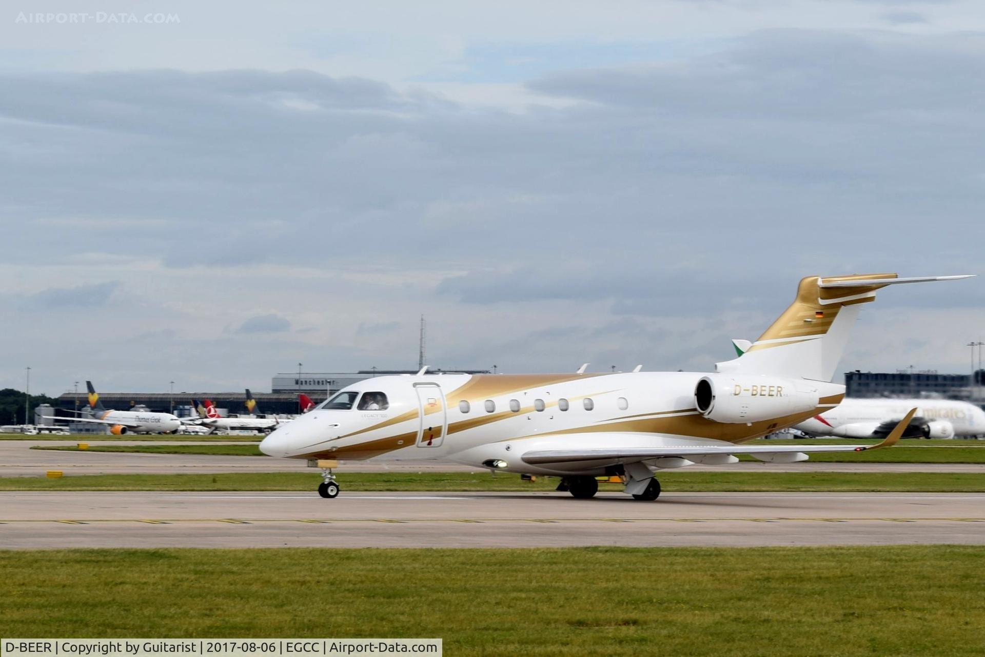 D-BEER, 2015 Embraer EMB-550 Legacy 500 C/N 55000031, At Manchester