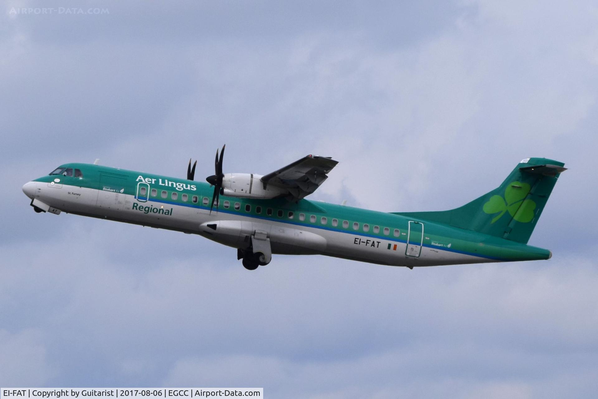 EI-FAT, 2013 ATR 72-600 (72-212A) C/N 1097, At Manchester