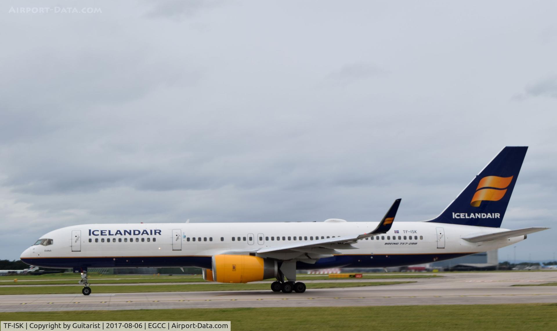 TF-ISK, 1991 Boeing 757-223 C/N 24606, At Manchester