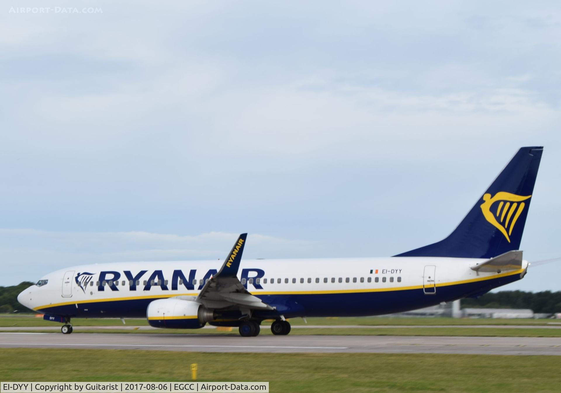EI-DYY, 2008 Boeing 737-8AS C/N 37521, At Manchester
