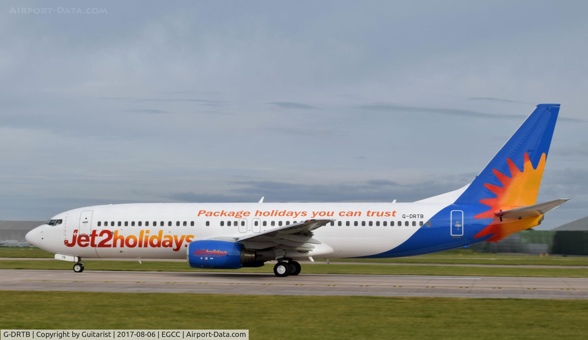 G-DRTB, 1999 Boeing 737-86N C/N 28610, At Manchester